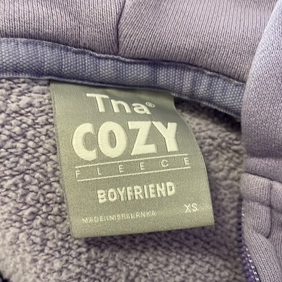 TNA Cozy Fleece Boyfriend Boxy Zip Hoodie (GREAT CONDITION) - Picture 3 of 3